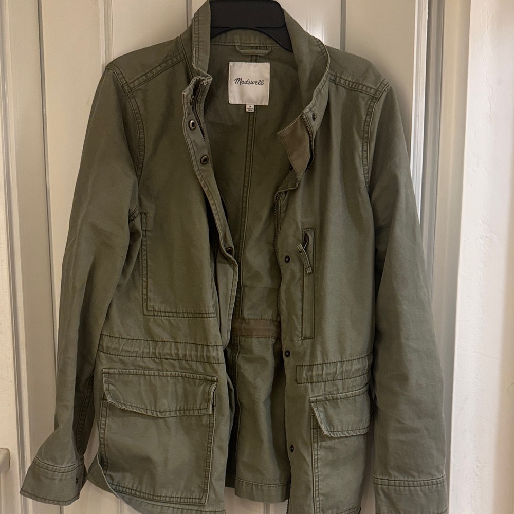 Madewell Military-Inspired Olive Field Jacket